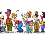 Persone in coda