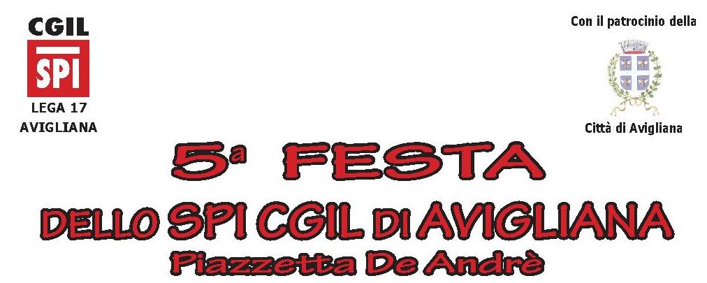 5^ Festa dello SPI CGIL di Avigliana