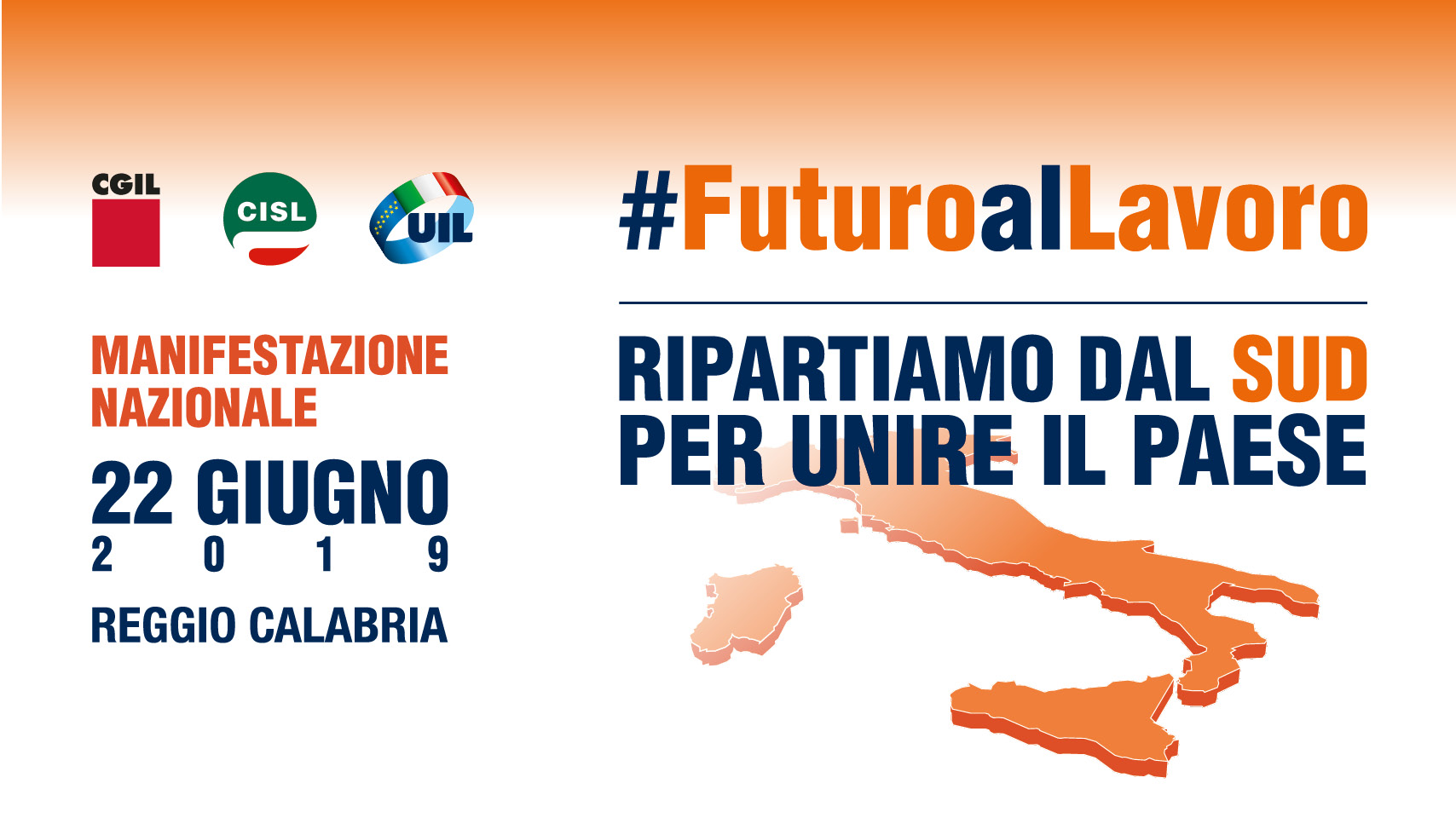 Cgil, Cisl e Uil, prosegue la mobilitazione. Il 22 giugno a Reggio Calabria manifestazione nazionale