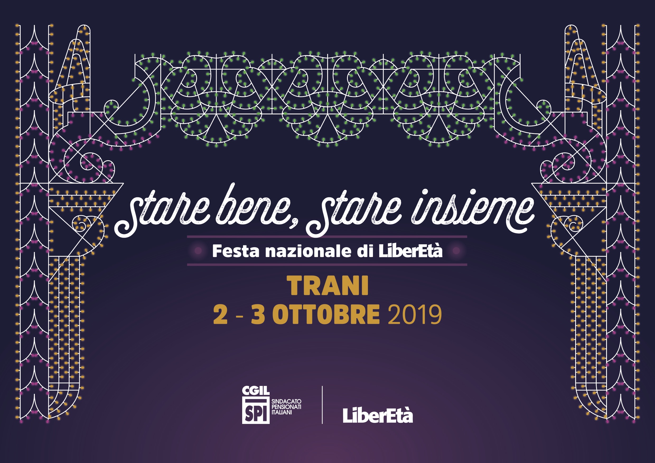 Stare bene, stare insieme. Dal 2 al 3 ottobre la Festa nazionale di LiberEtà a Trani.