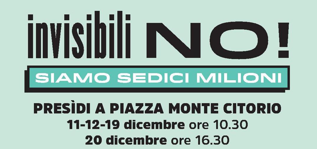 La nostra azione di mobilitazione nei confronti del Governo prosegue con i presidi in Piazza Montecitorio a Roma