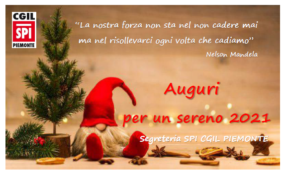 Lo SPI CGIL Piemonte augura serene feste
